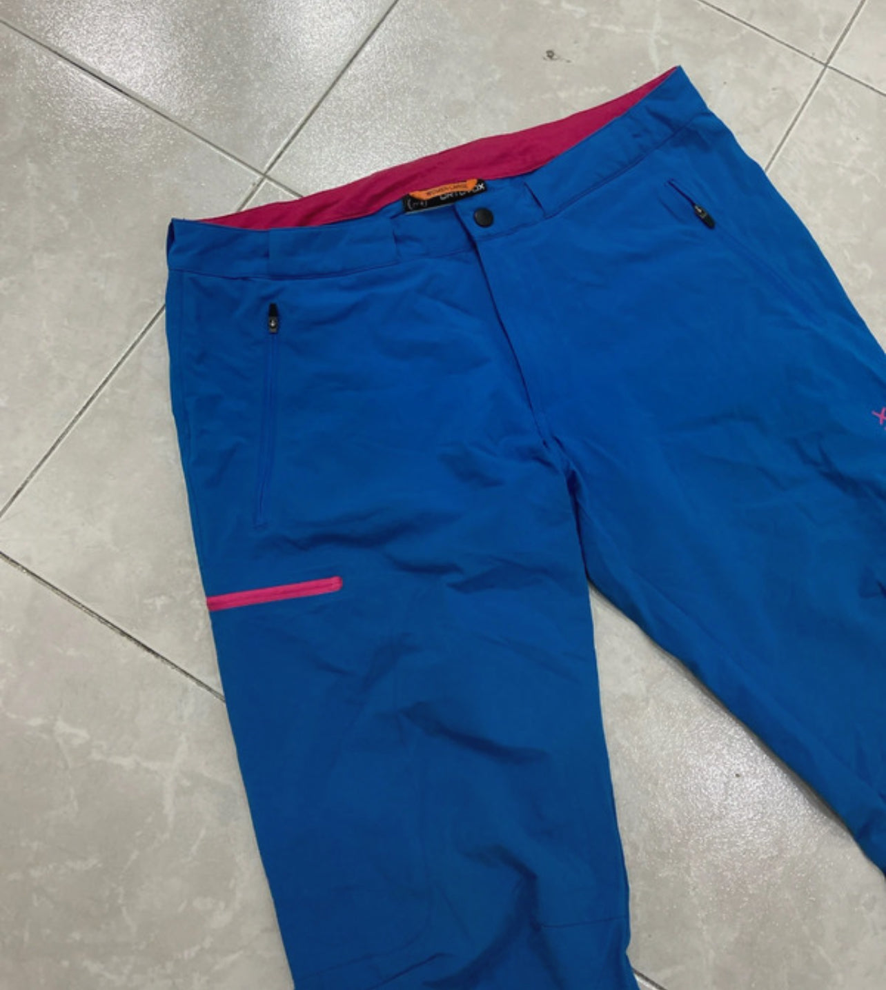 Trekking Hose von Ortovox mit Merino (L Damen) blau