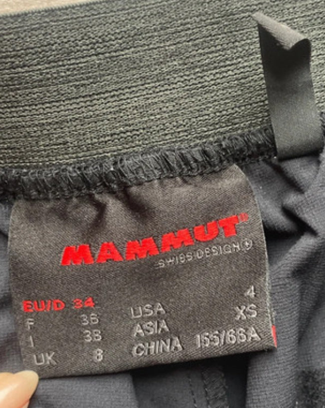 Elastische Hose von Mammut (XS Damen) Wanderhose schwarz