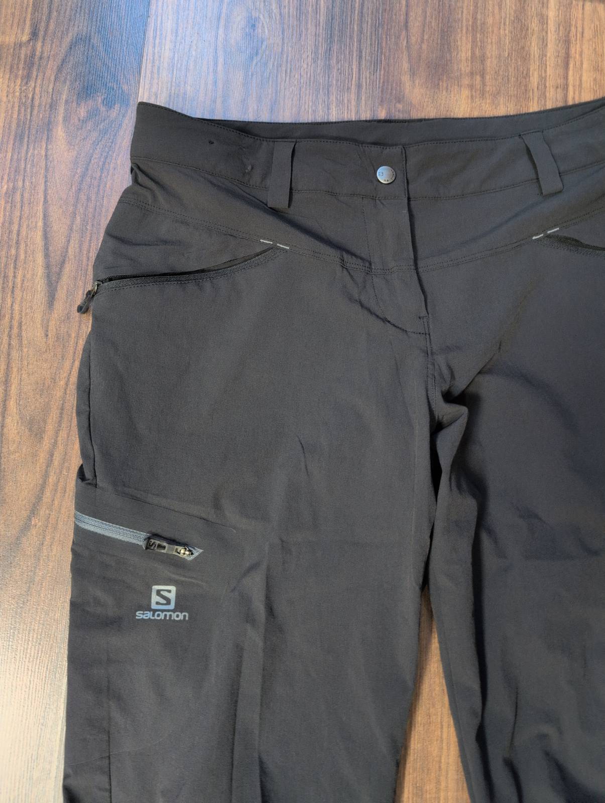 Outdoor Hose von Salomon (L Damen) Stretch leicht schwarz - wanderlich.com