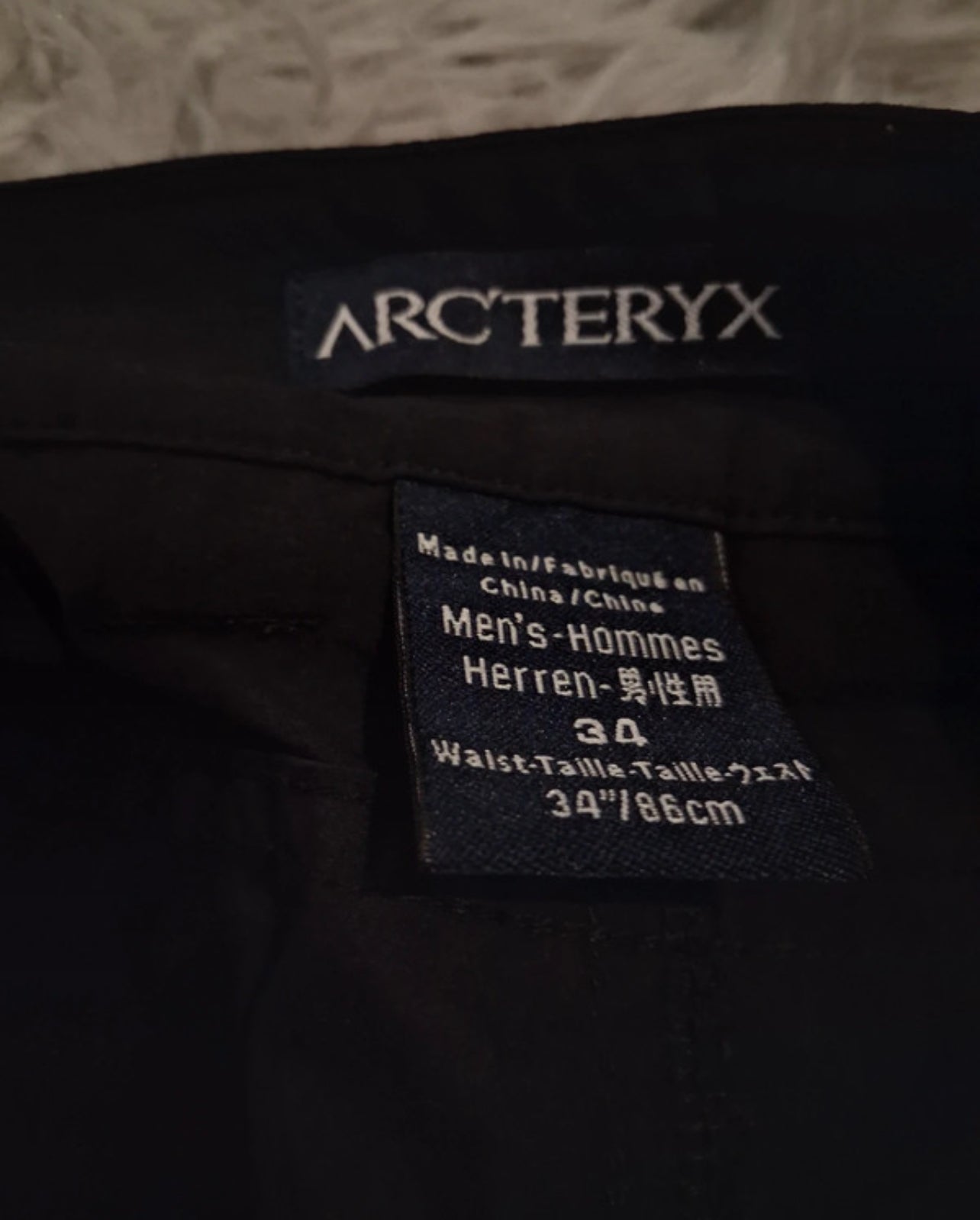 Shorts Arcteryx (Herren L / 34) kurz Hose schwarz