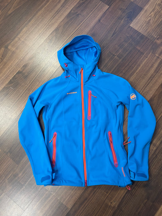 Softshell Jacke Mammut EXTREME EIGER (L Herren) Windstopper Hoodie blau