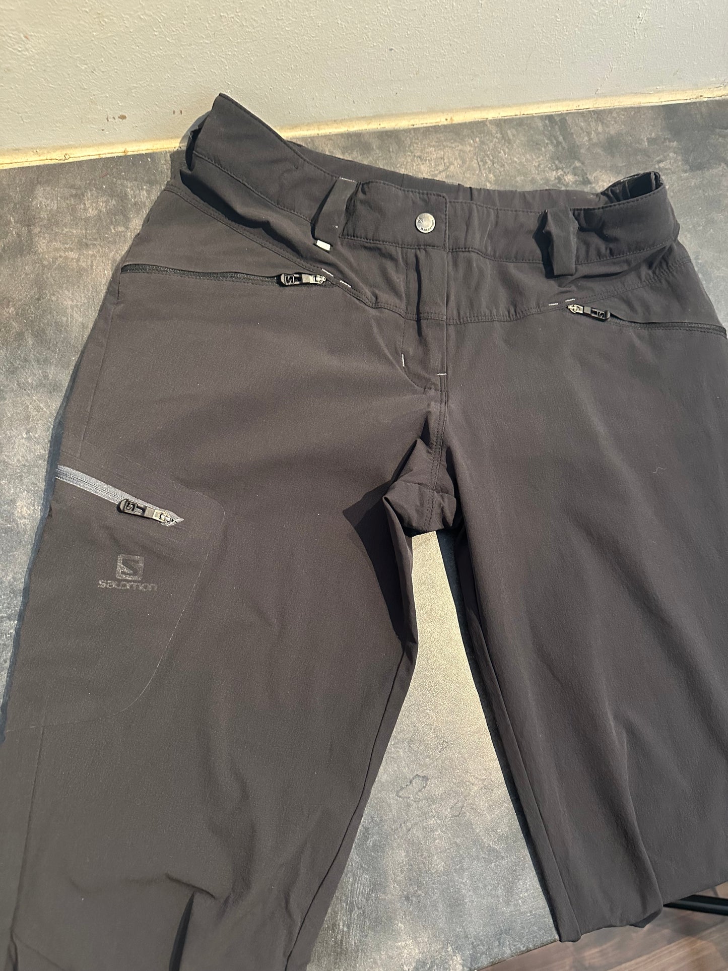 Outdoor Hose von Salomon (M Damen) Stretch schwarz