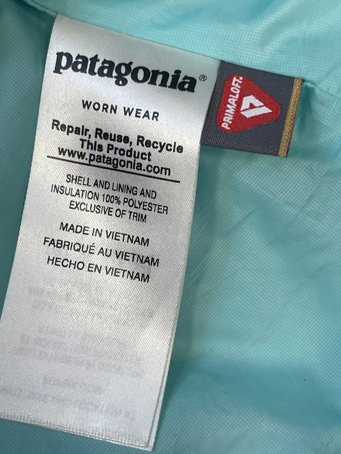 Primaloft Jacke von Patagonia (S Damen) Nano Puff türkis