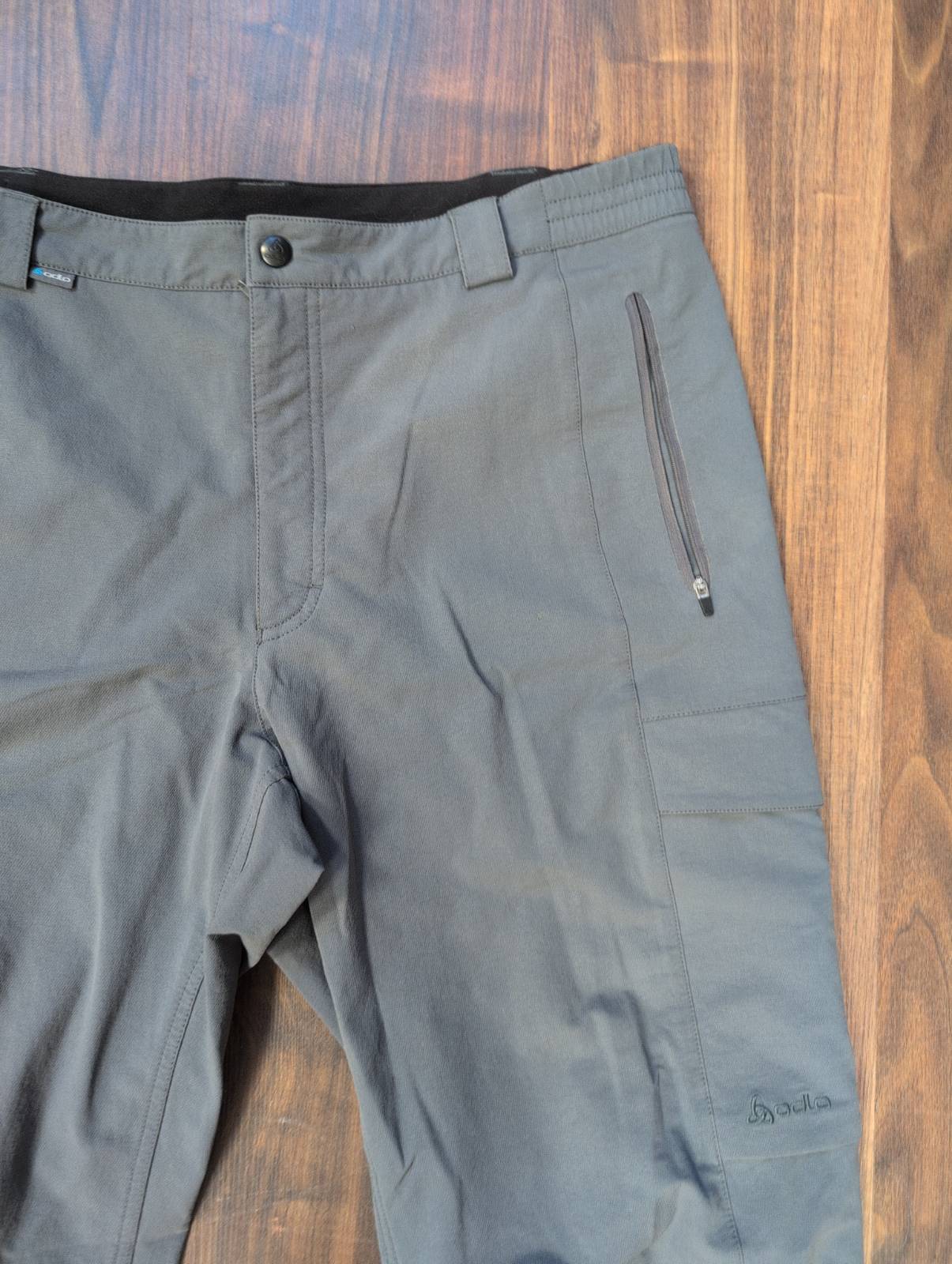 Softshell Hose von Odlo (XL Herren) Tourenhose grau - wanderlich.com