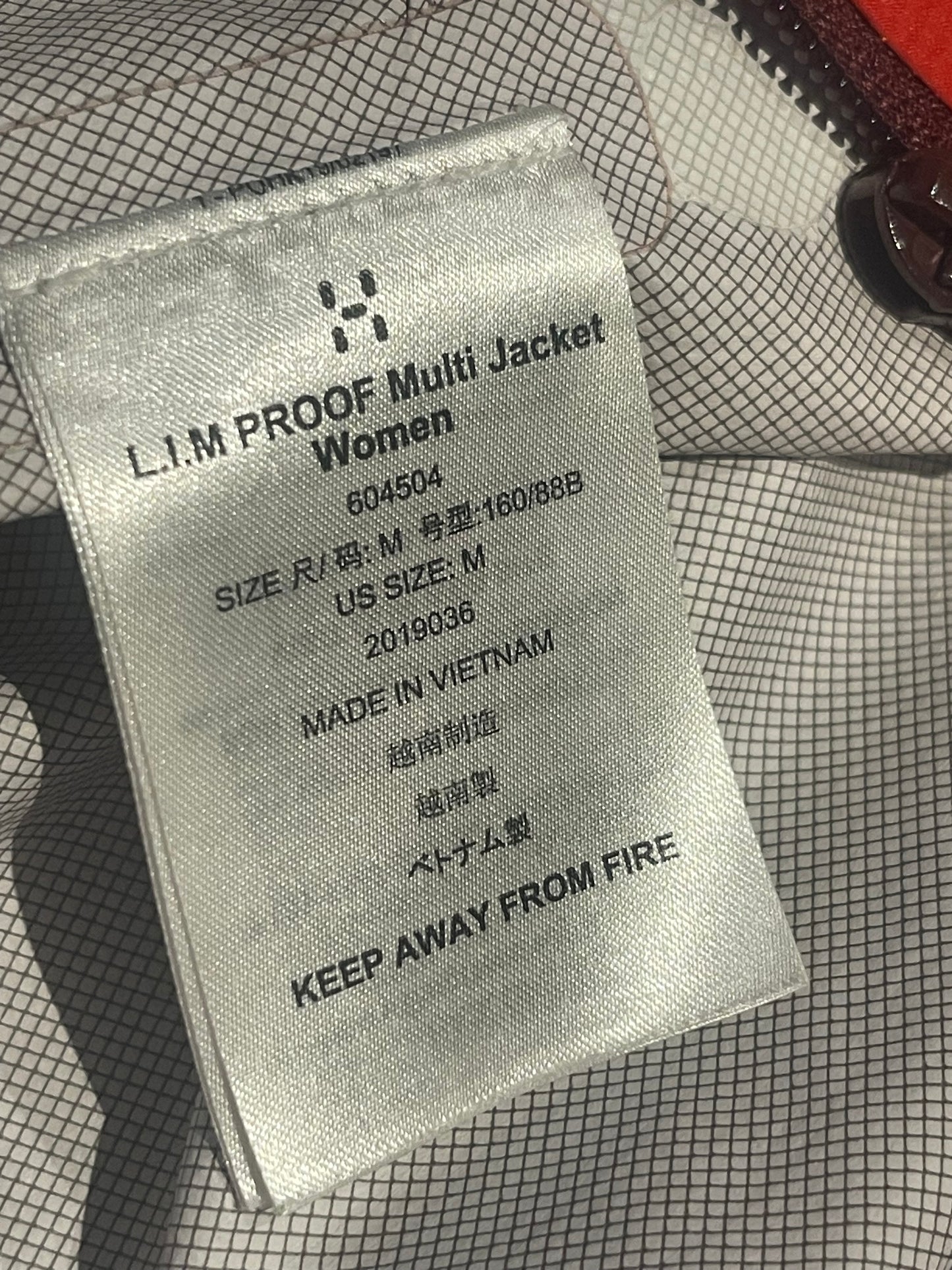 Leichte Regen Jacke von Haglöfs (M Damen) Waterproof rot