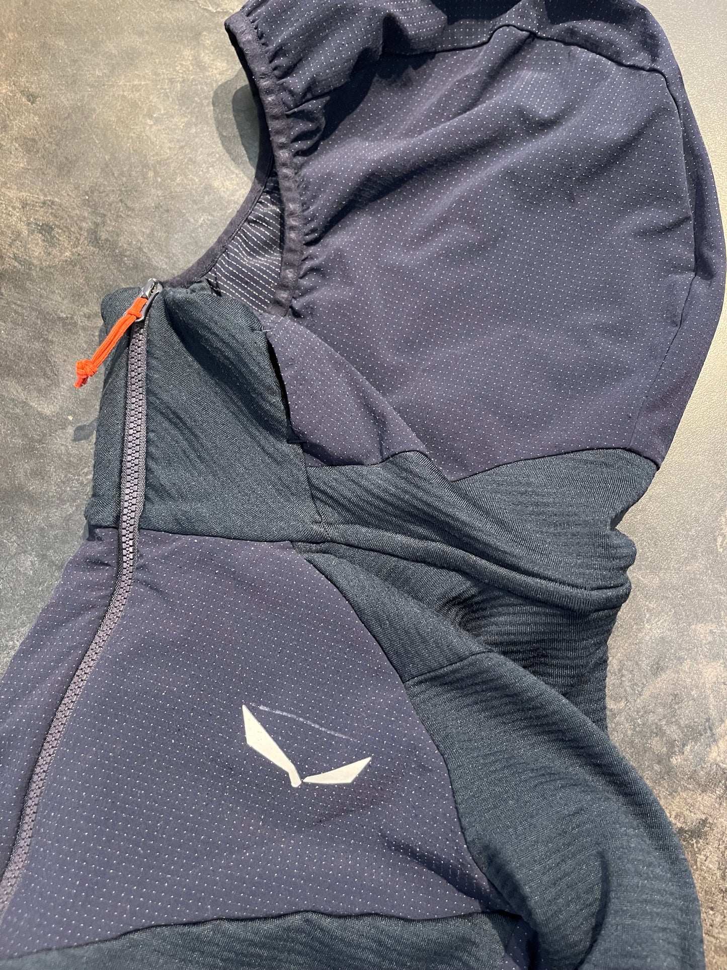 Leichte Jacke von Salewa (M Damen) Kapuzenjacke marineblau