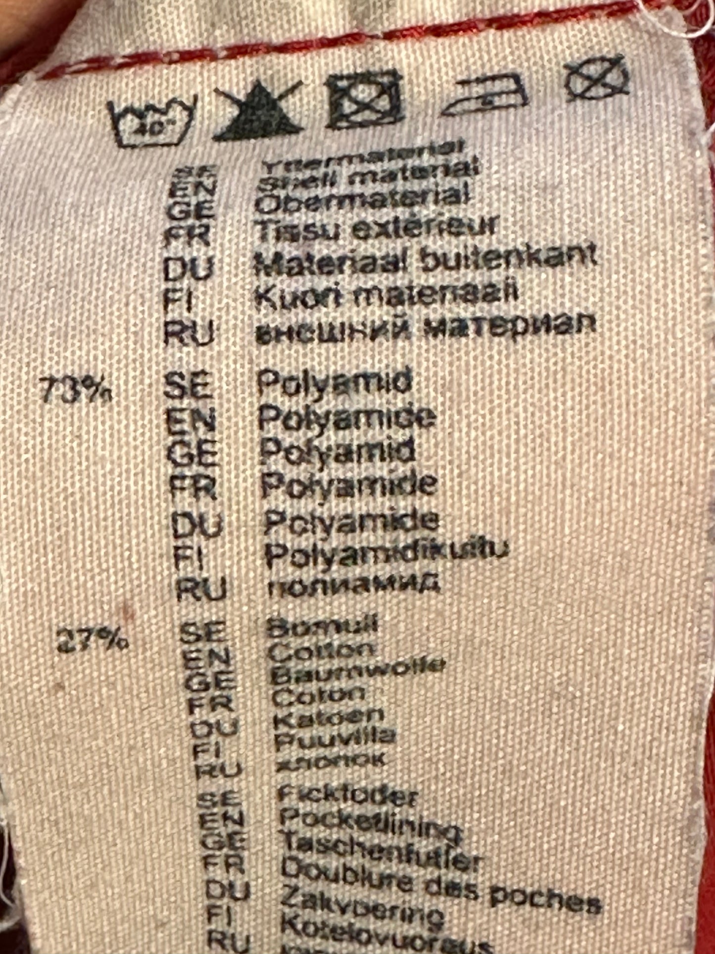 Shorts von Fjällräven (M :38 Damen) kurze Hose rot