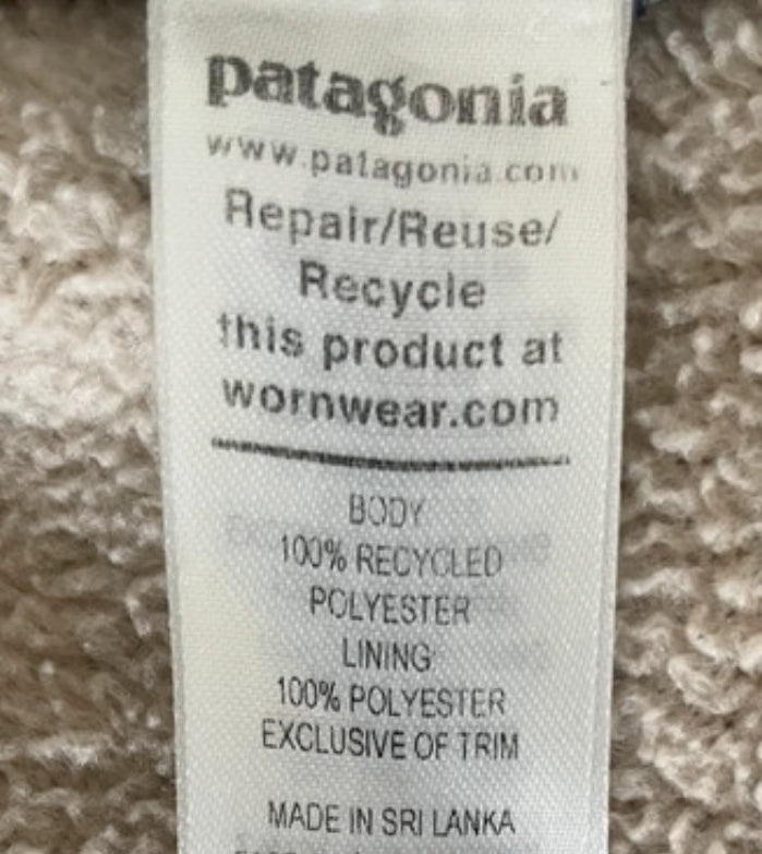 Patagonia Fleece Jacke (L Herren/XL Damen) Retro Pile creme