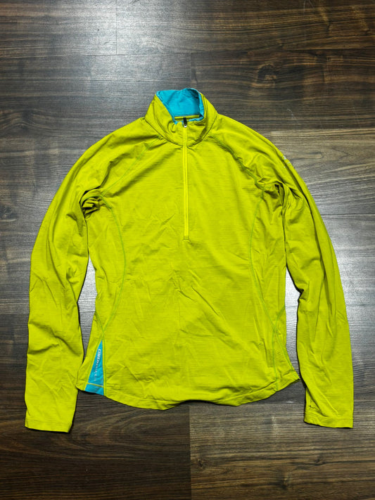 Merino Zip Longsleeve von Icebreaker 200 (L Damen) gelb