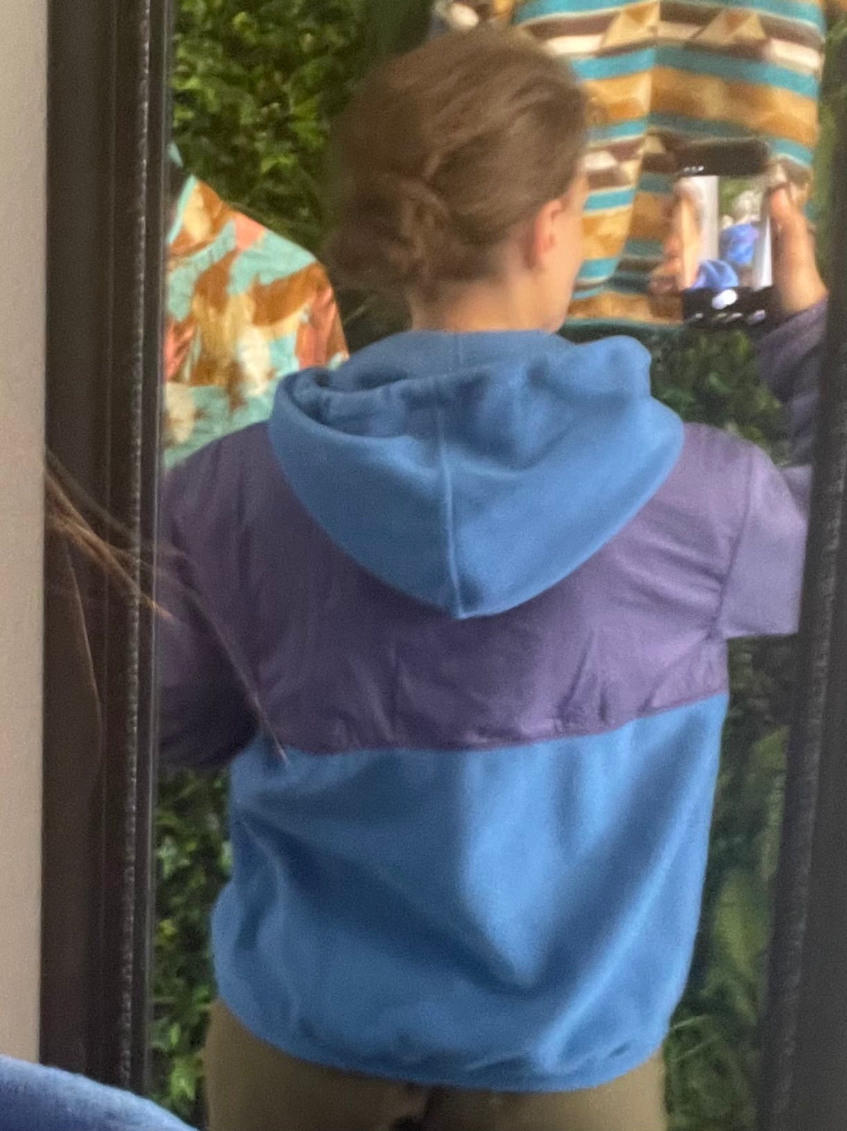 Patagonia Fleece Kapuzen Jacke (M Damen) Synchilla Hoodie lila blau - wanderlich.com