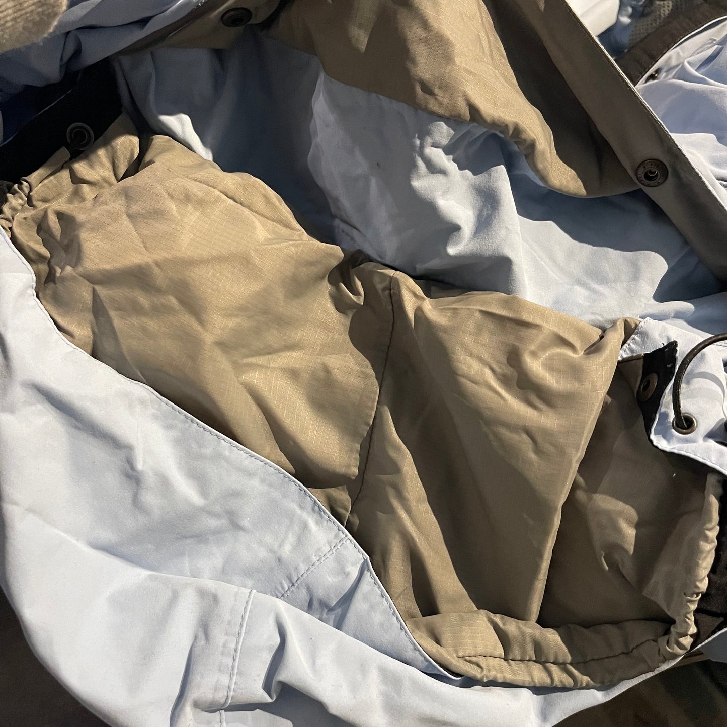 Regen Jacke von Salewa (L Damen) wasserdicht hellblau