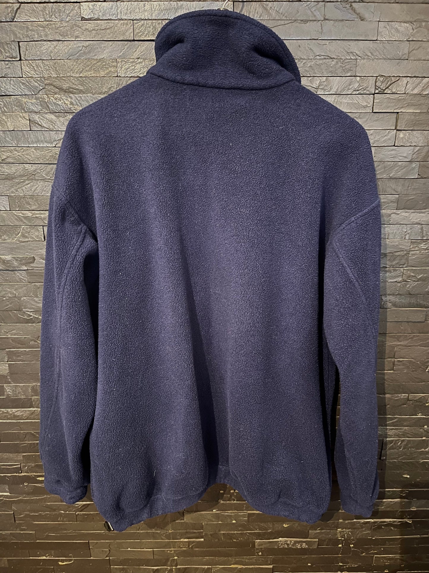 Vintage Fleece Jacke Vaude L/XL (Unisex) Polartec Pile marineblau