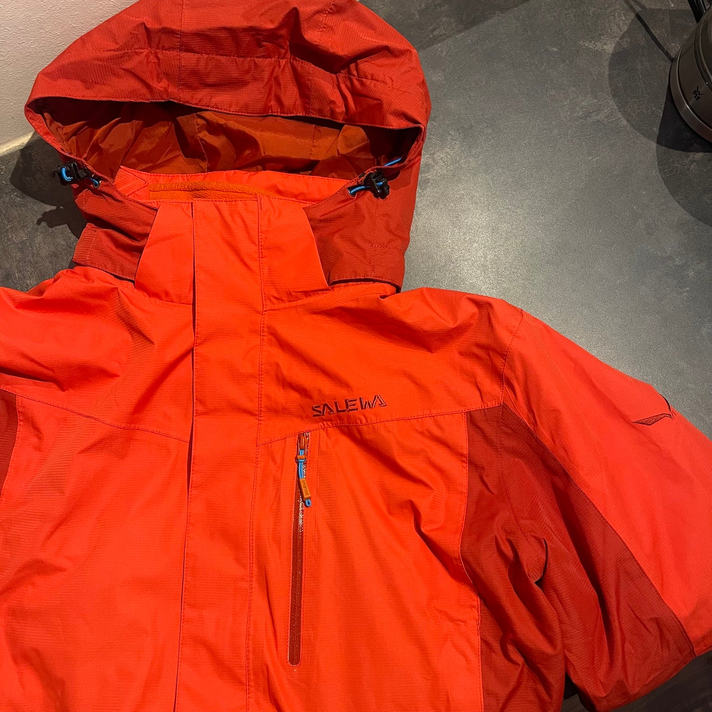 3in1 Jacke von Salewa (L Herren) wasserdicht orange