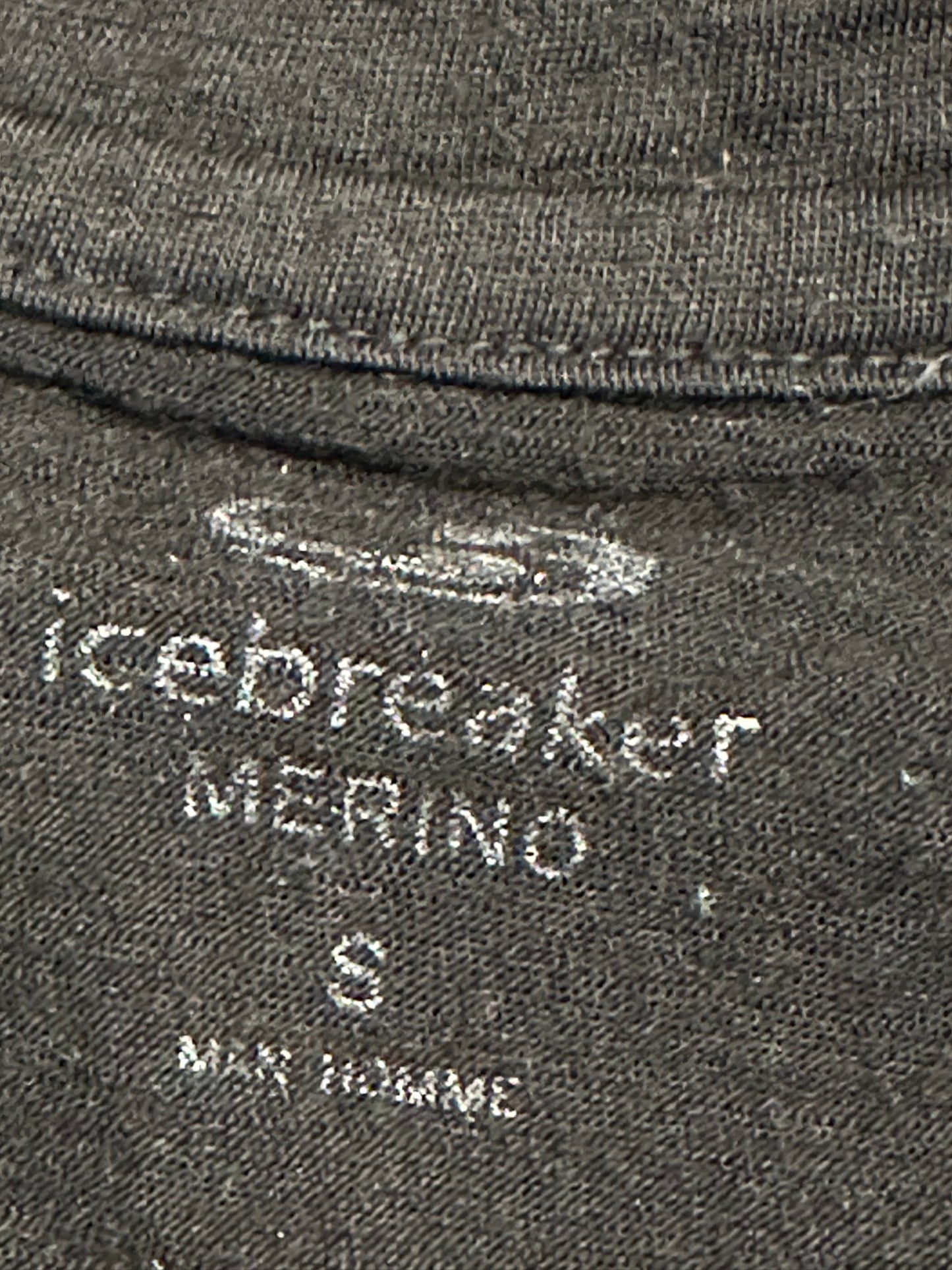 T-Shirt von Icebreaker Merino (S Herren) schwarz Print