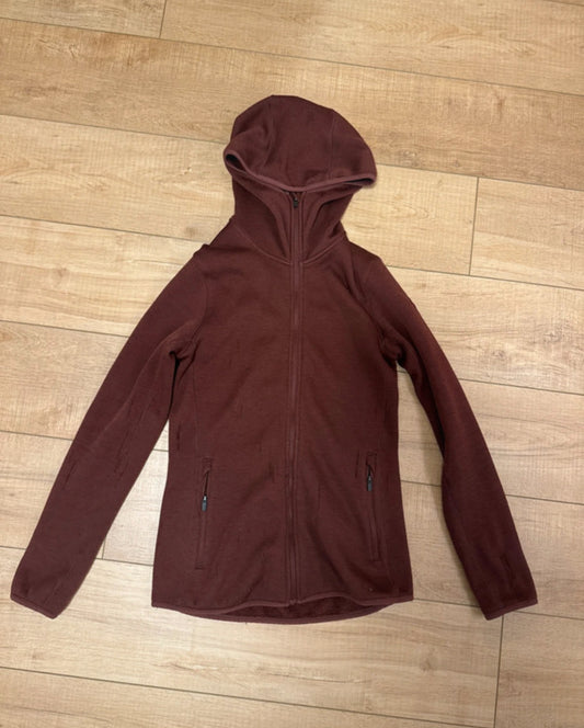 Kapuzen Jacke von Icebreaker (S Damen) Merino 360 rot-braun