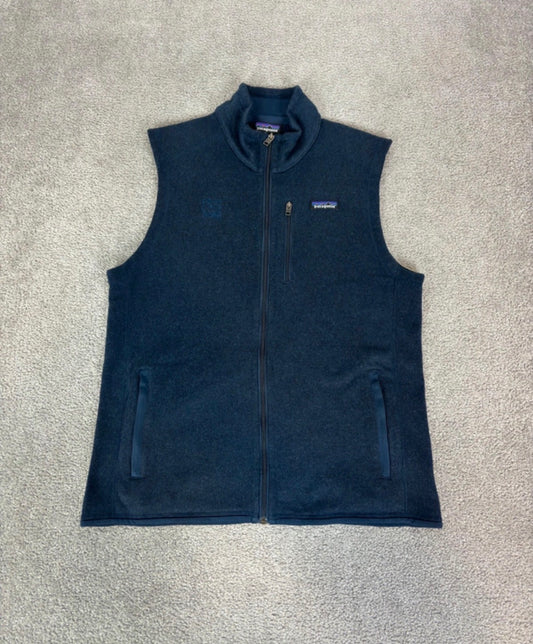 Strickoptik Weste von Patagonia (L Herren) Better Fleece marineblau