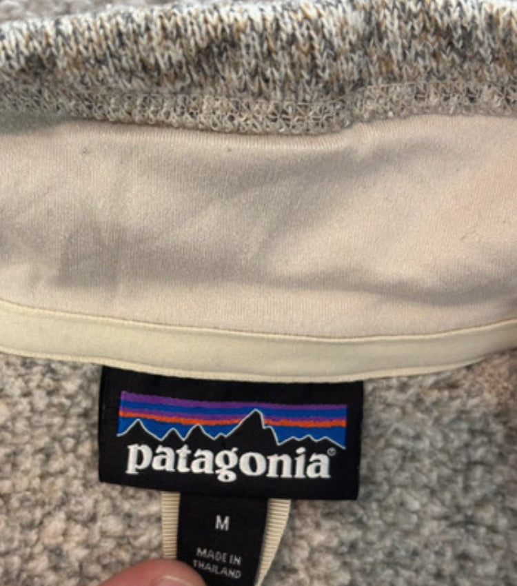 Patagonia Fleece Jacke (M Damen) Better Sweater grau beige