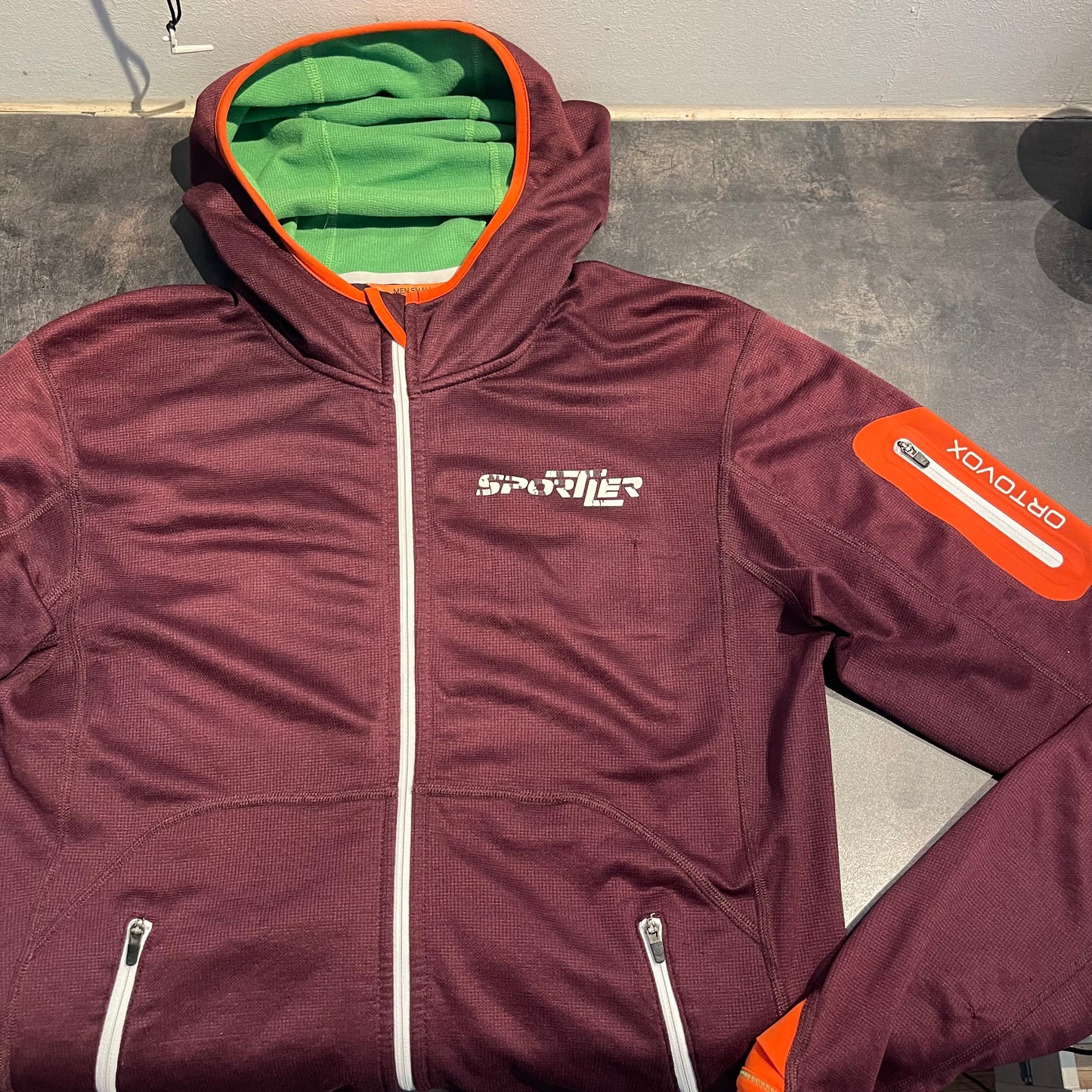 Merino inside Jacke von Ortovox (S Herren) Hoodie bordeaux
