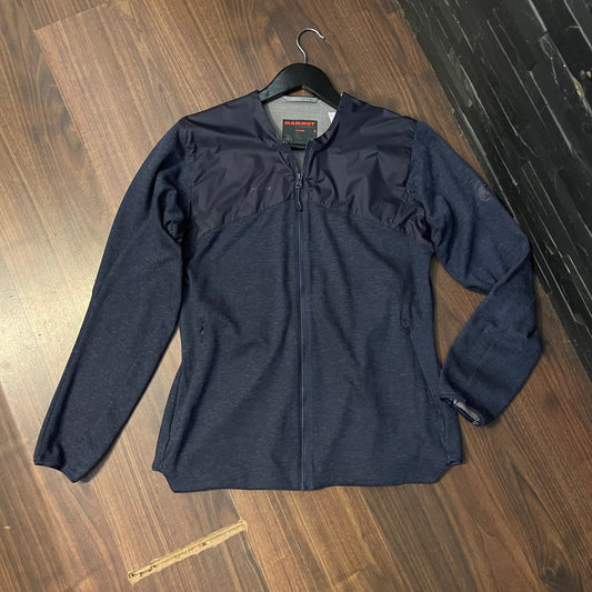 Hybrid Jacke von Mammut (M Damen) Zipper Fleece dunkelblau