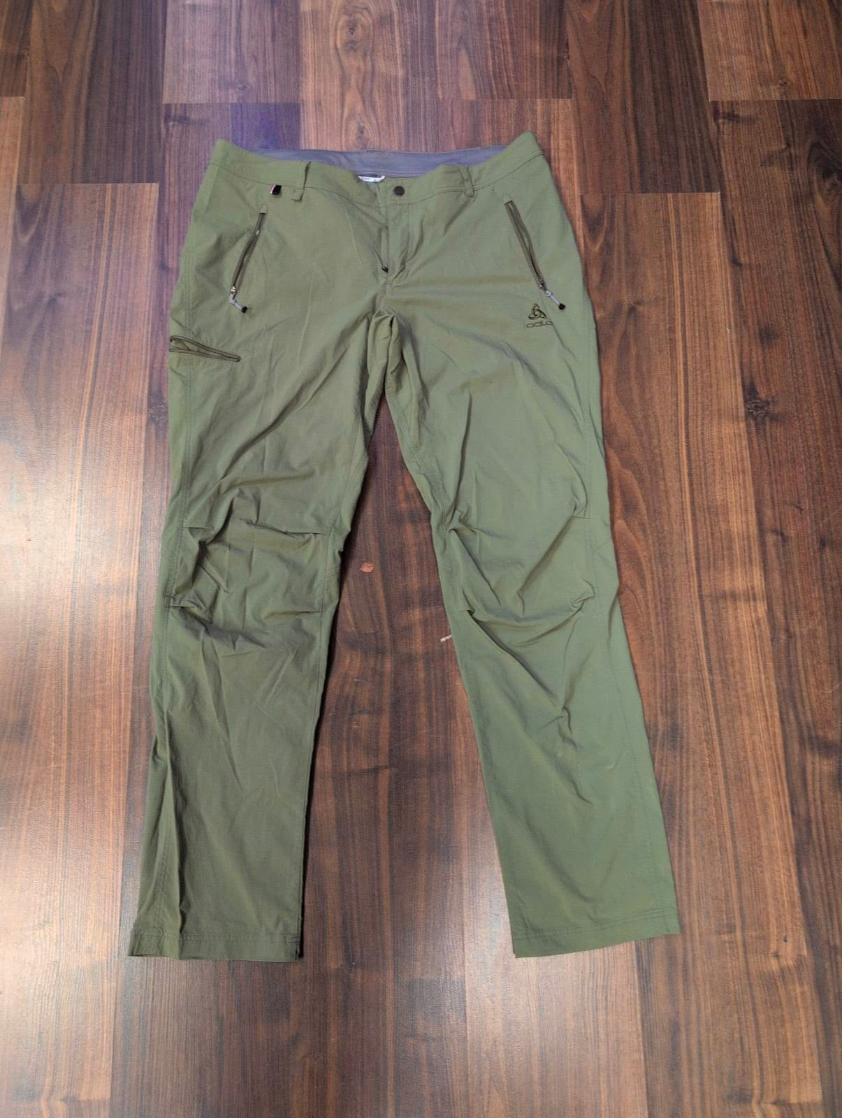 Leichte Outdoor Hose von Odlo (XL : 44 Damen) Olive grün - wanderlich.com