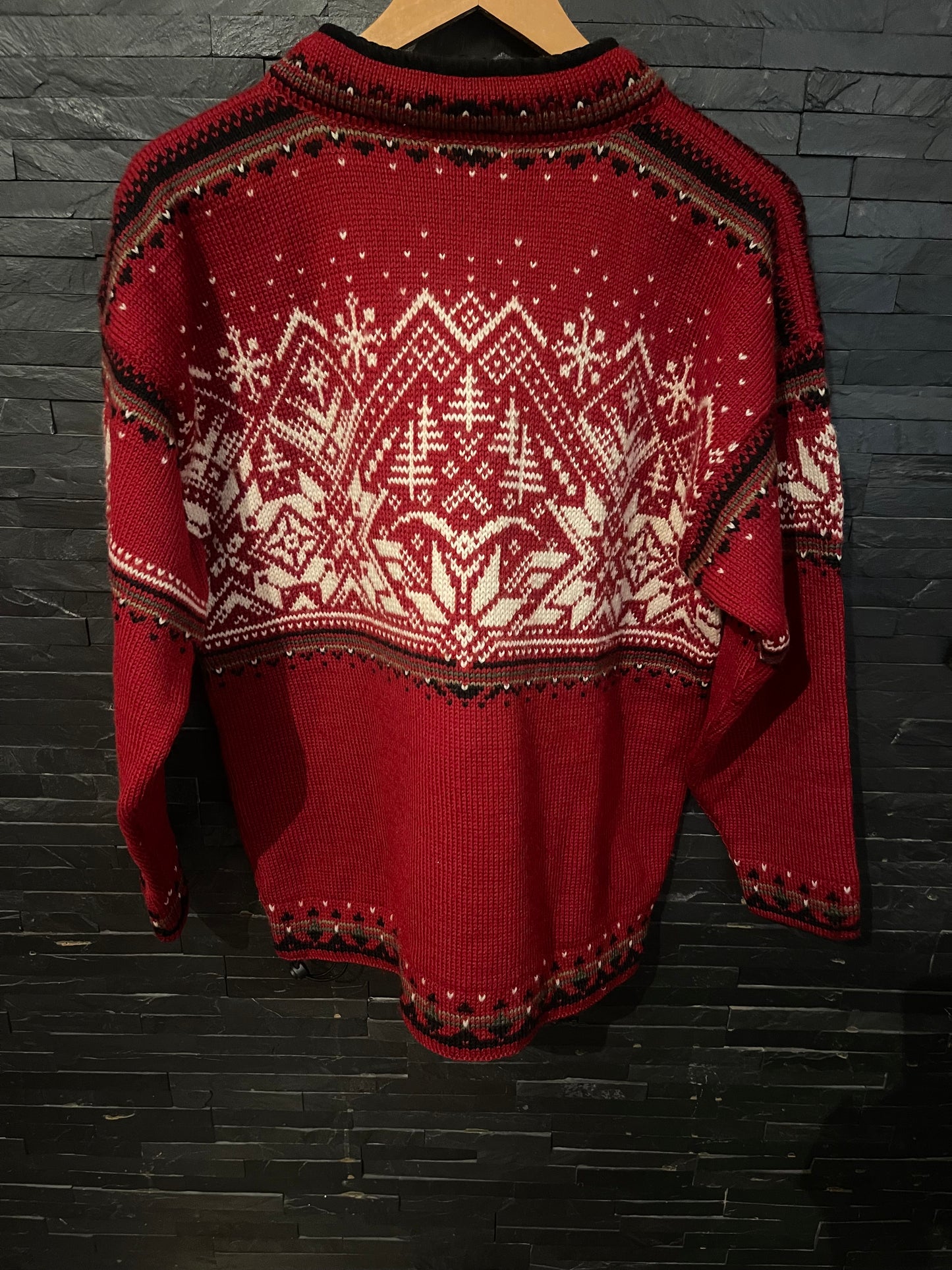 Strick Pullover von Dale of Norway (M Herren) 100% Wolle rot