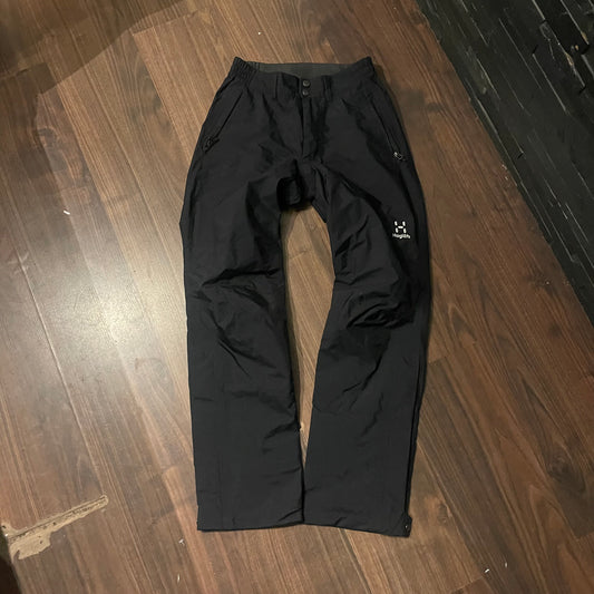 Regenhose von Haglöfs (XS) GoreTex Membran 3 Lagen schwarz
