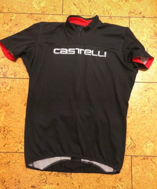 Zipper Radtrikot von Castelli (M Herren) schwarz