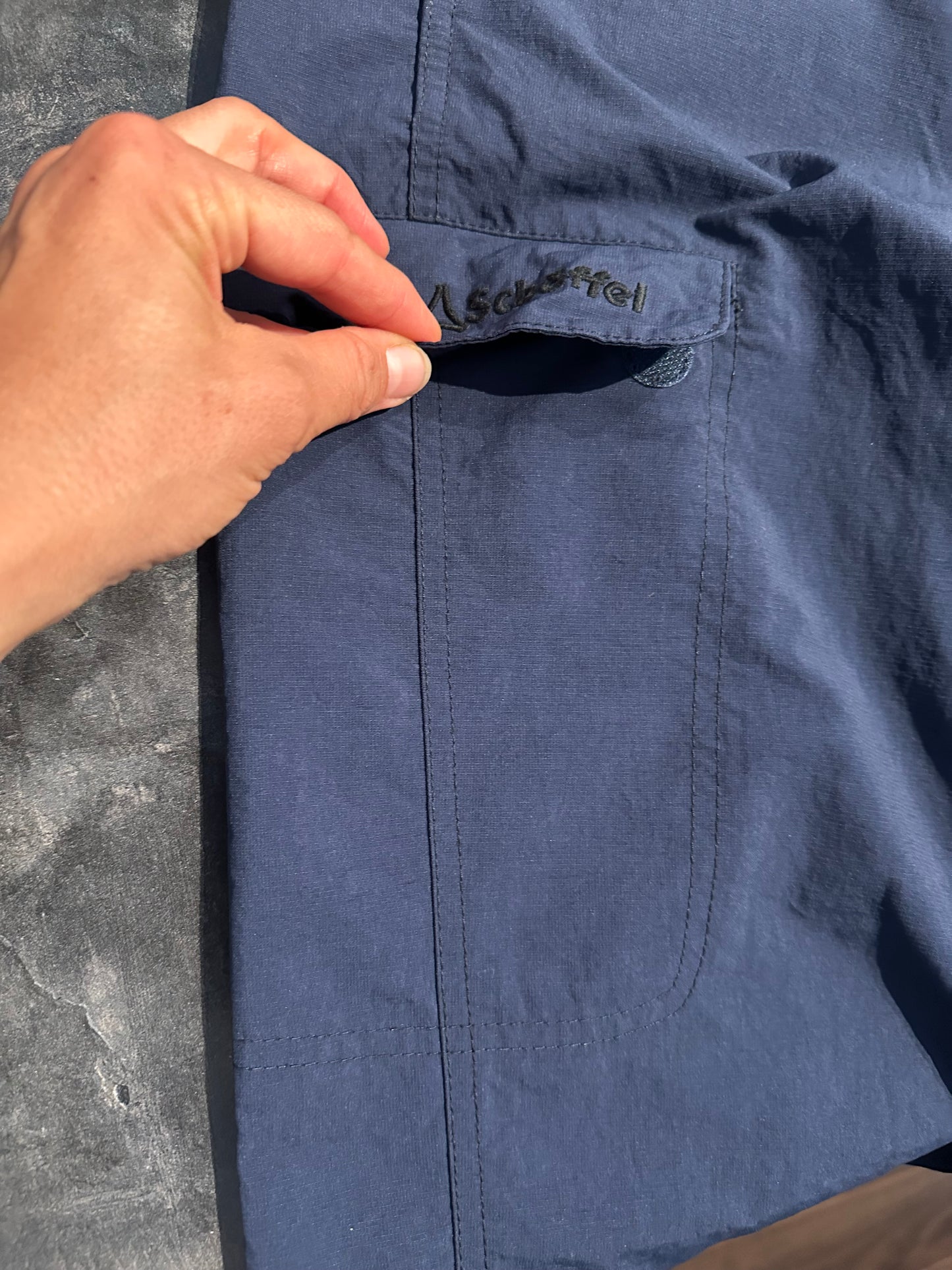 Outdoor Hose von Schöffel (L Damen) 2in1 marineblau