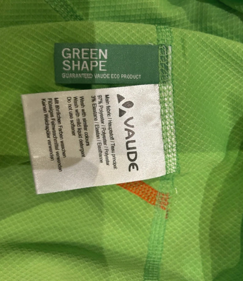 1/3 Zip T-Shirt (L Herren) von Vaude grün