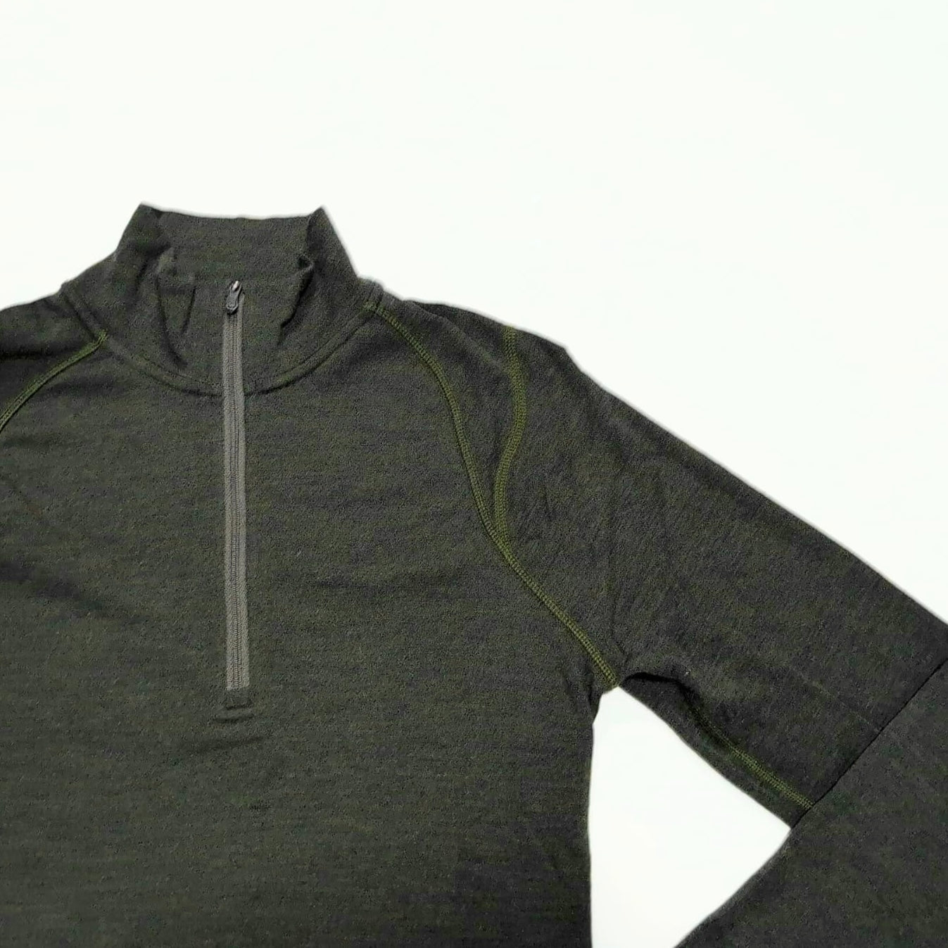 Merino Zip Longsleeve von Smartwool (S Herren) Baselayer grün