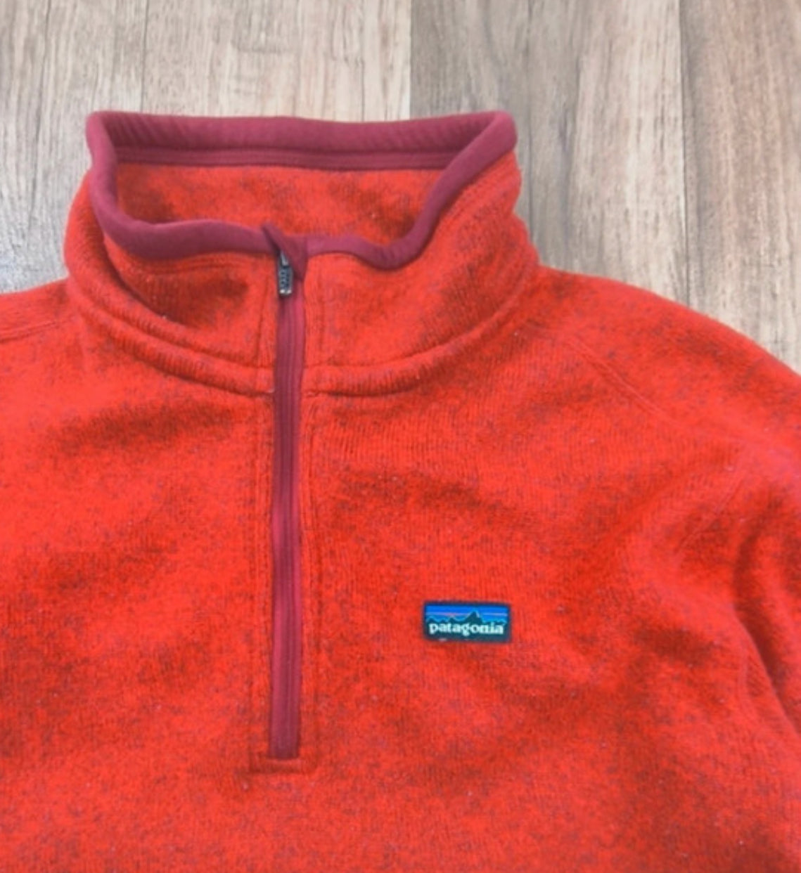 Fleece Pullover Patagonia (XL Damen) Better Sweater rot