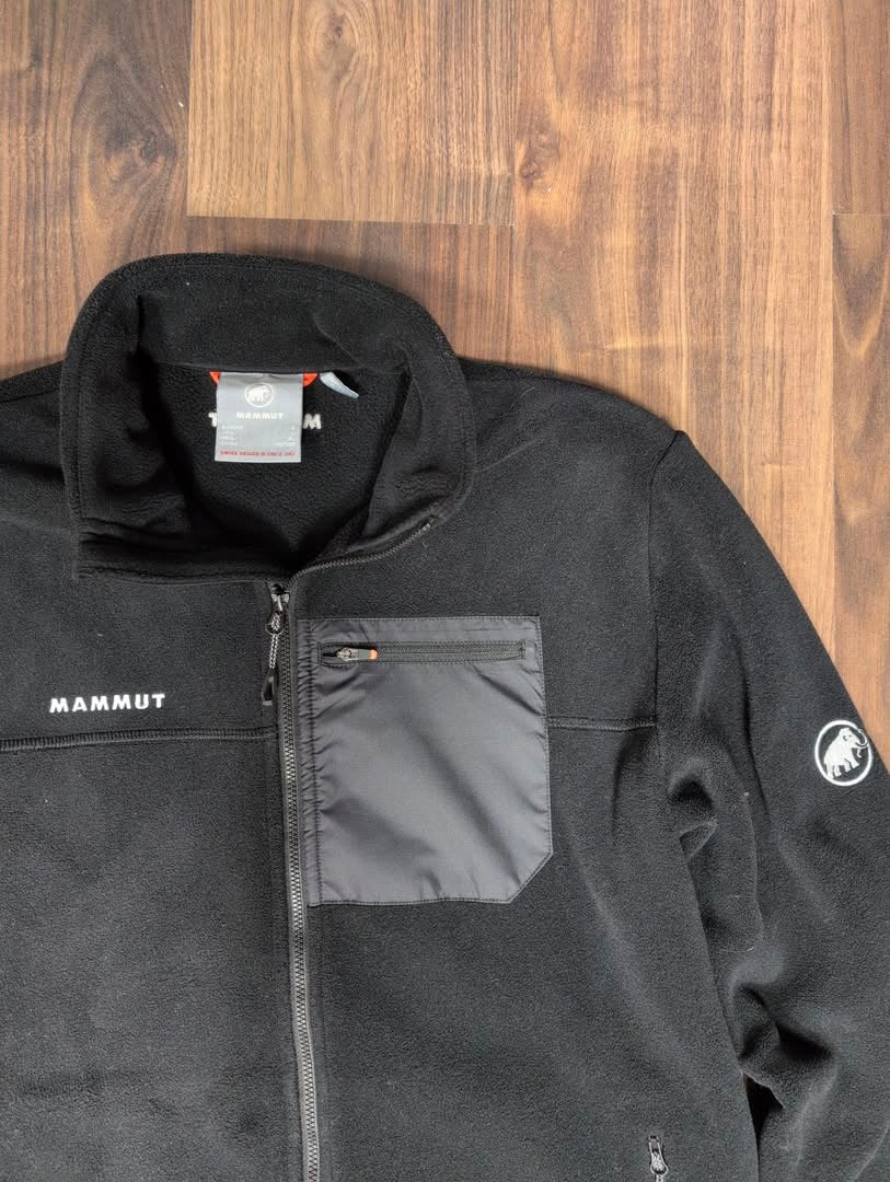 Warme Fleecejacke Mammut Innominata (L Herren) Polartec 200 schwarz - wanderlich.com