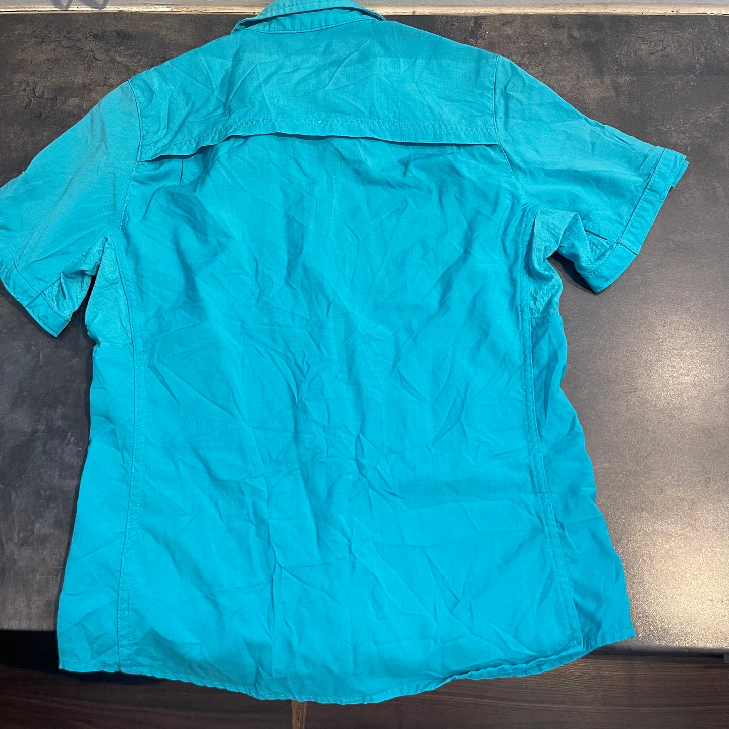 Kurzarm Hemd von Icebreaker Merino (S Damen) blau