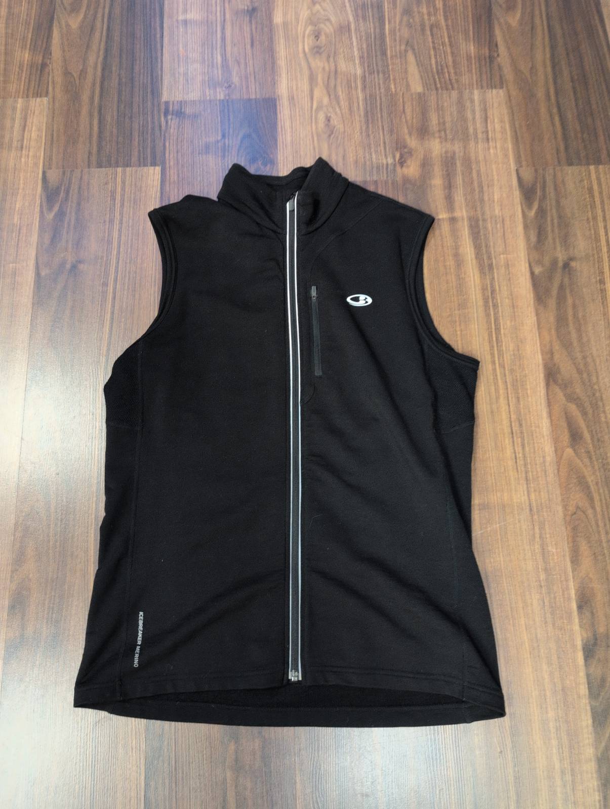 Weste von Icebreaker Merinowolle (XL Herren) schwarz - wanderlich.com