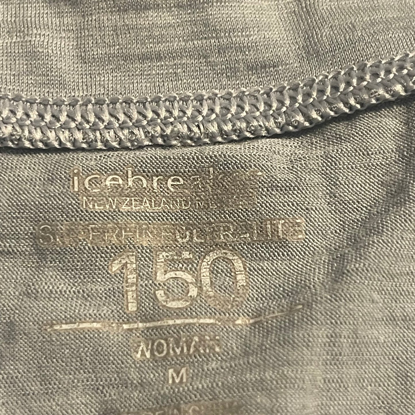 Merino Shirt von Icebreaker ( M Damen ) 3/4 Ärmel hellgrau