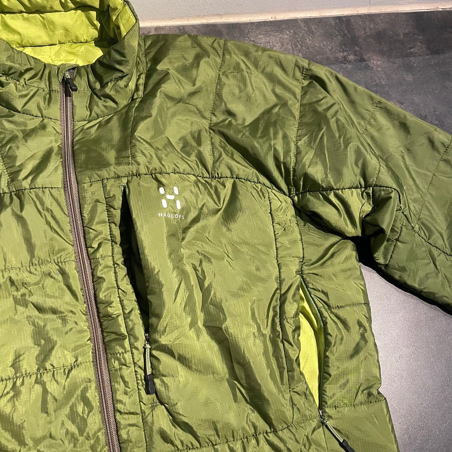 Isolations Jacke von Haglöfs (M Herren) Steppjacke grün