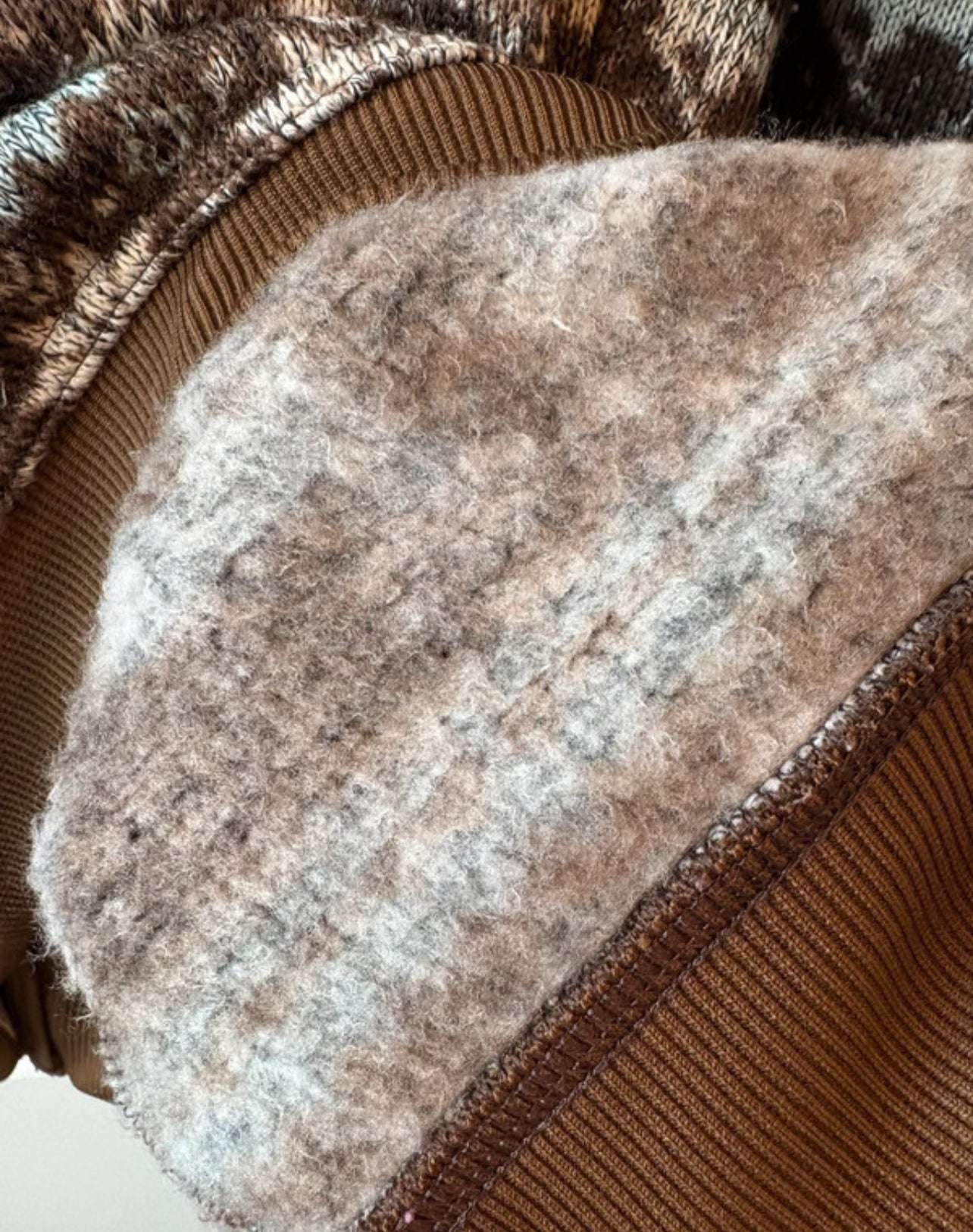 Warme Fleece Jacke Vaude (M bis L Damen) Zipper Hoodie Rentiere
