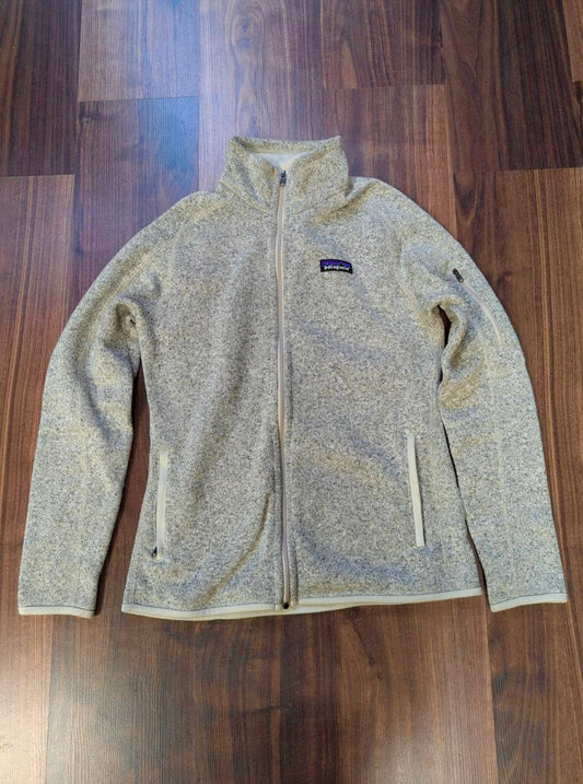 Patagonia Fleece Jacke (M Damen) Better Sweater grau beige
