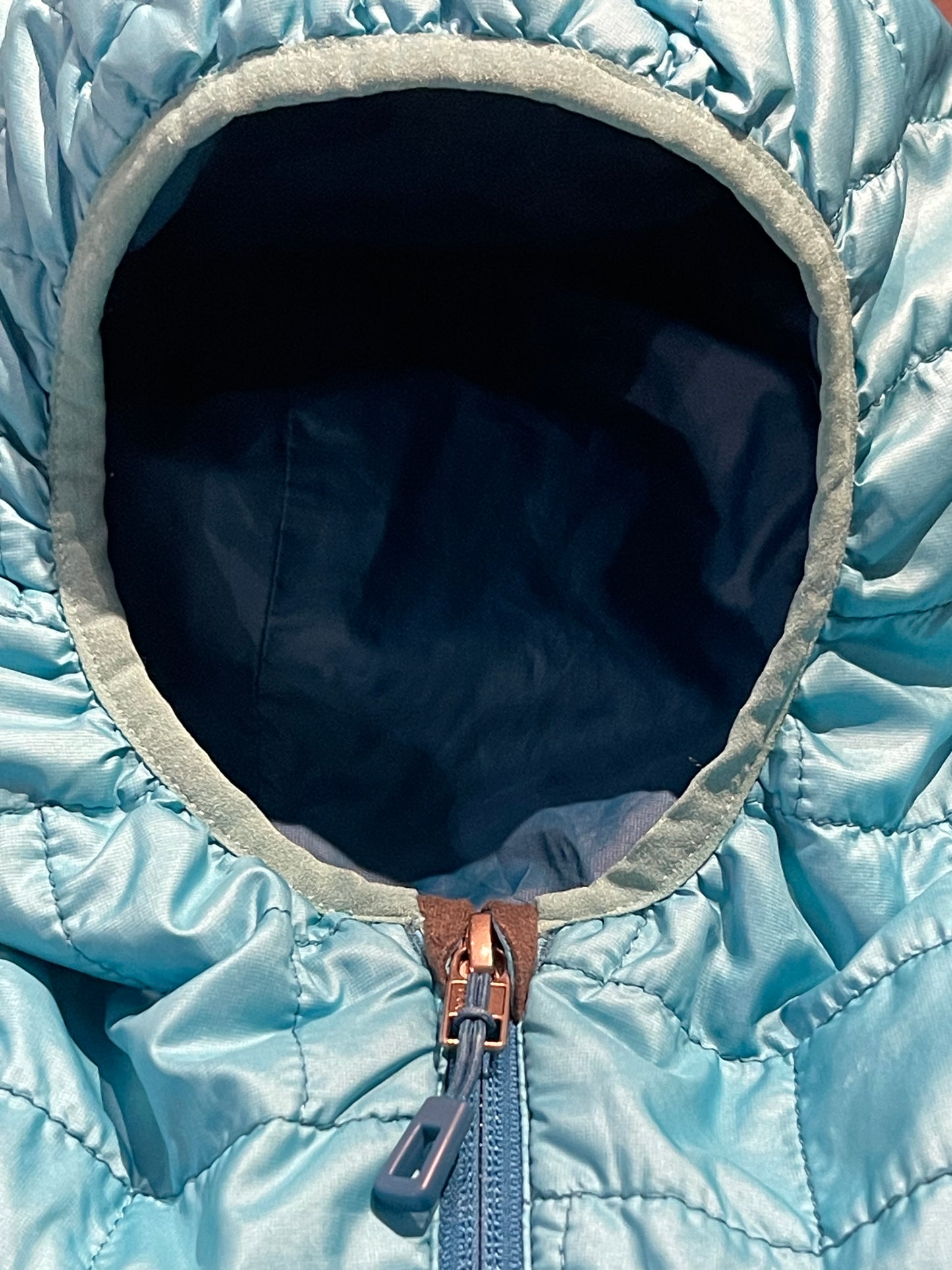 Jacke Patagonia Nano Puff (L Damen) Isolation blau Kapuze