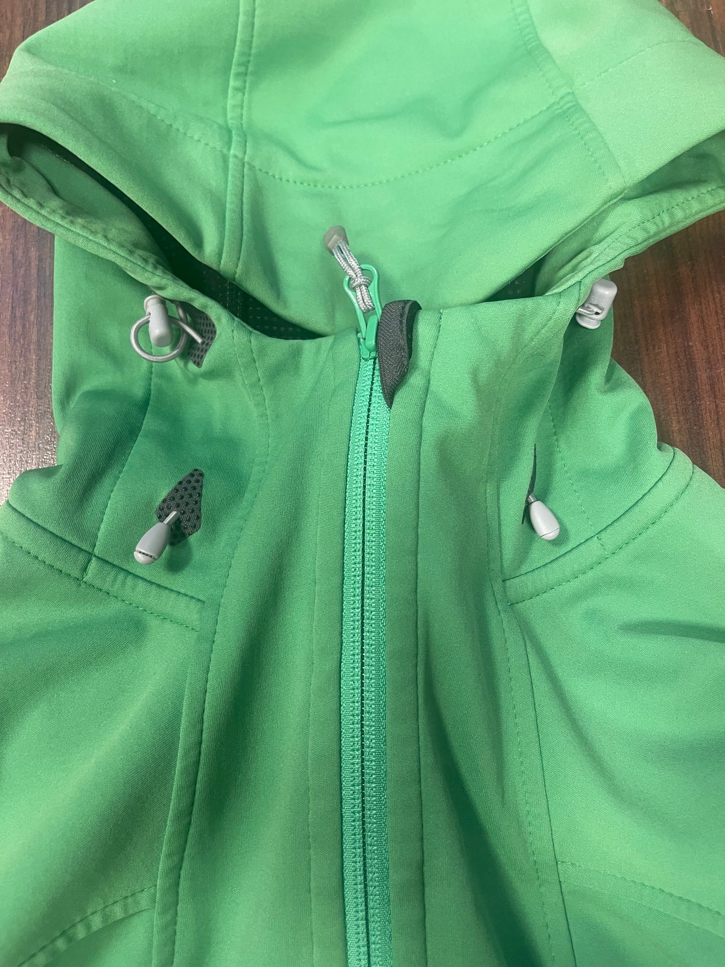 Windstopper Jacke von Mammut (S Damen) Kapuzen Softshell grün