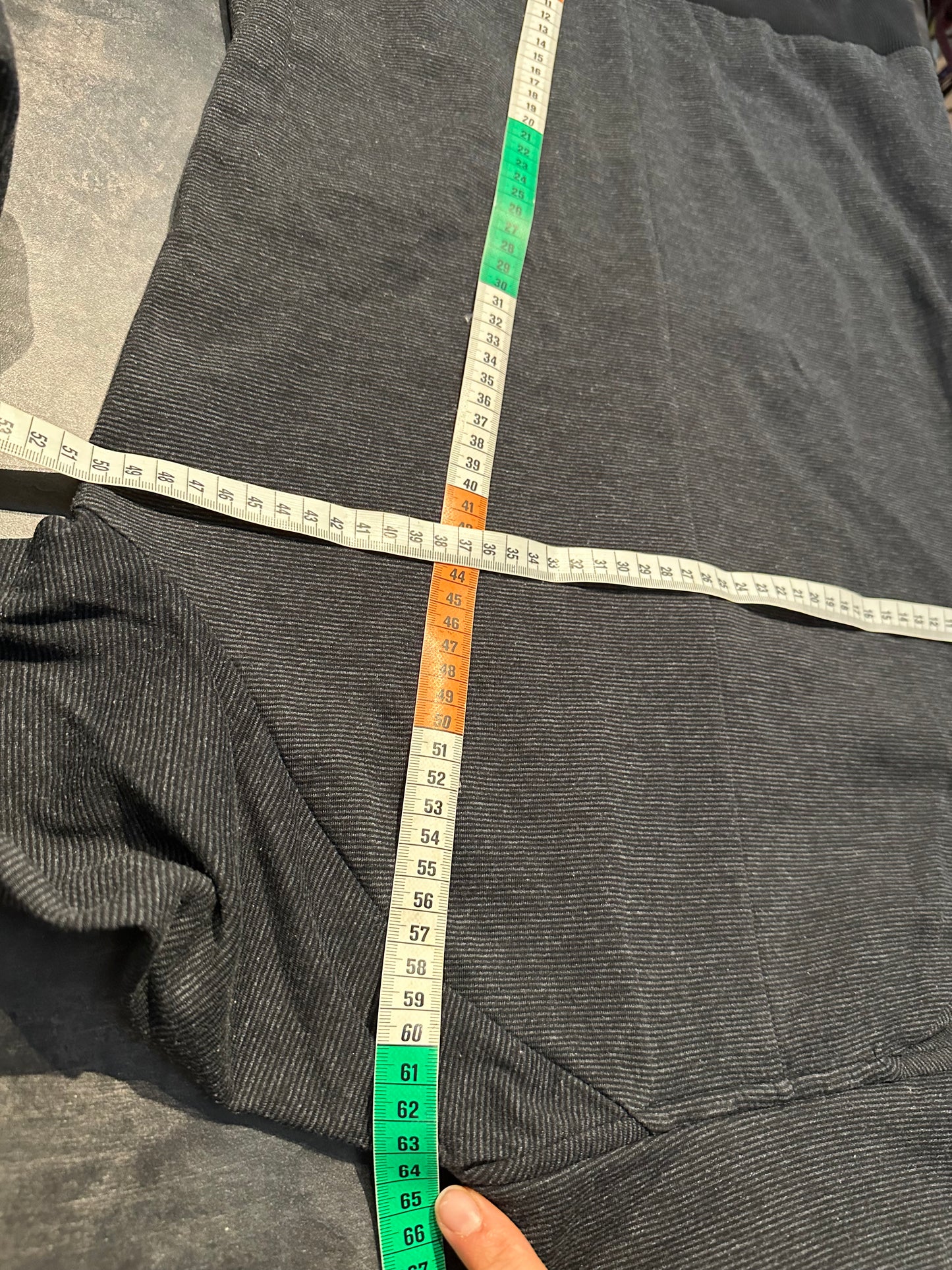 Zipper Jacke Vaude (M: 38 Damen) Baumwolle dunkelgrau