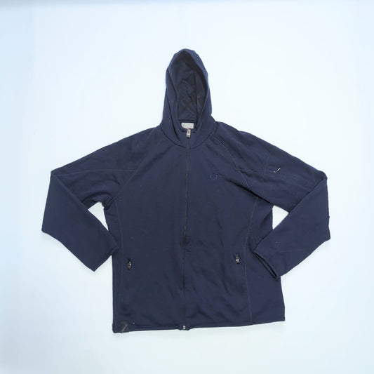 Merino Jacke von Icebreaker (XL Herren) Zipper Hoodie dunkelblau