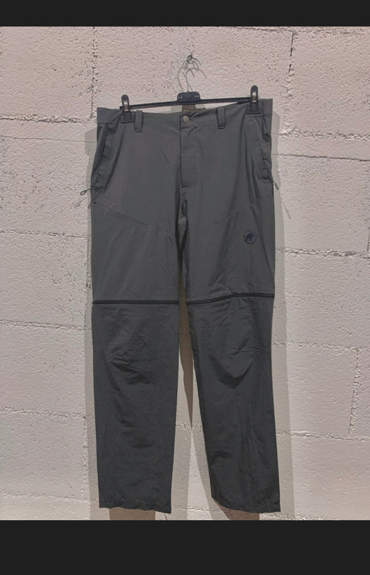 2 in 1 Hose von Mammut (L /XL Herren) Zip-Off wasserabweisend dunkelgrau