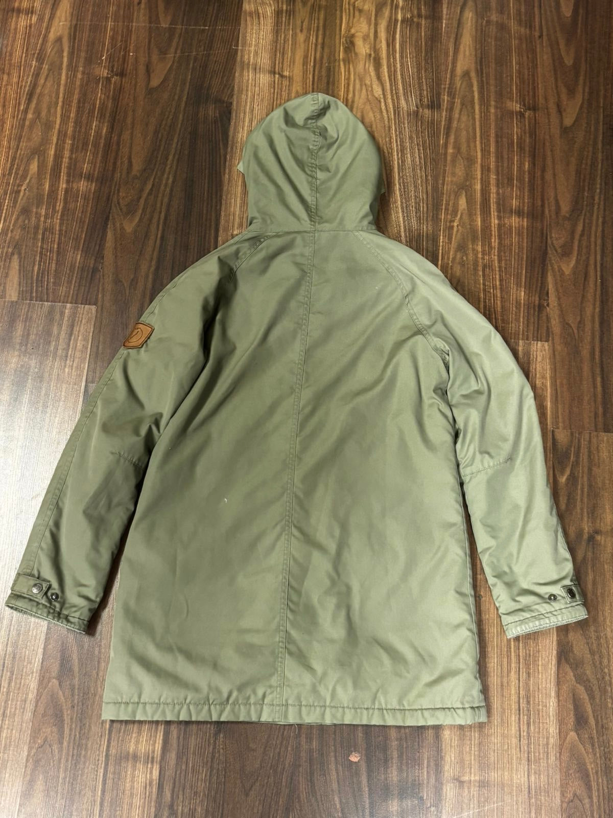 Gefütterte Jacke von Fjällräven S Greenland Parka khaki