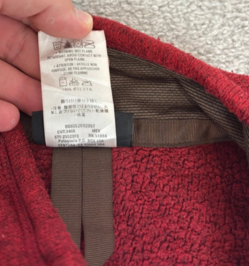 Fleece Pullover Patagonia (M Herren) Better Sweater rot