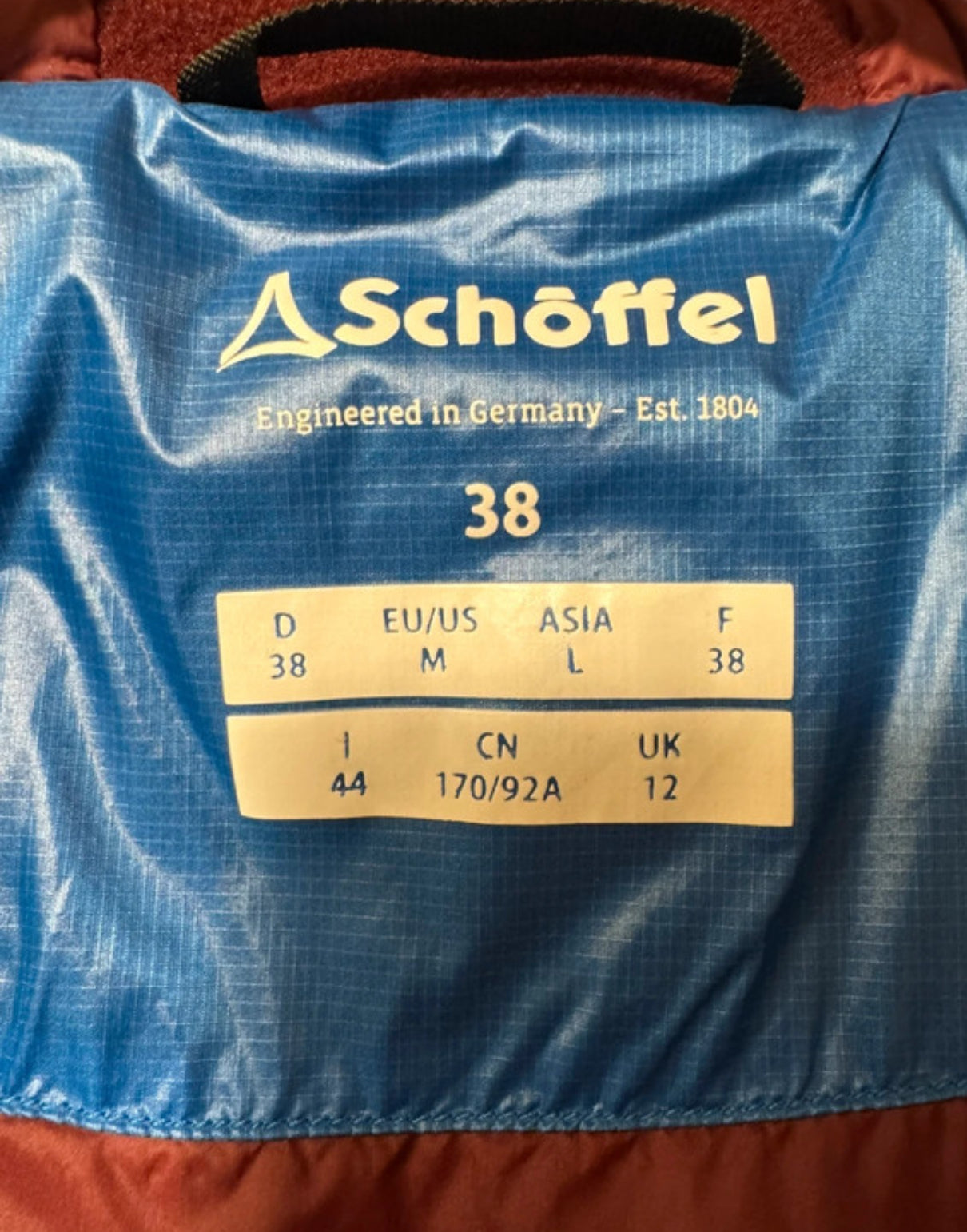 Hybrid Jacke von Schöffel mit Kapuze (M Damen) Primaloft Isolation blau