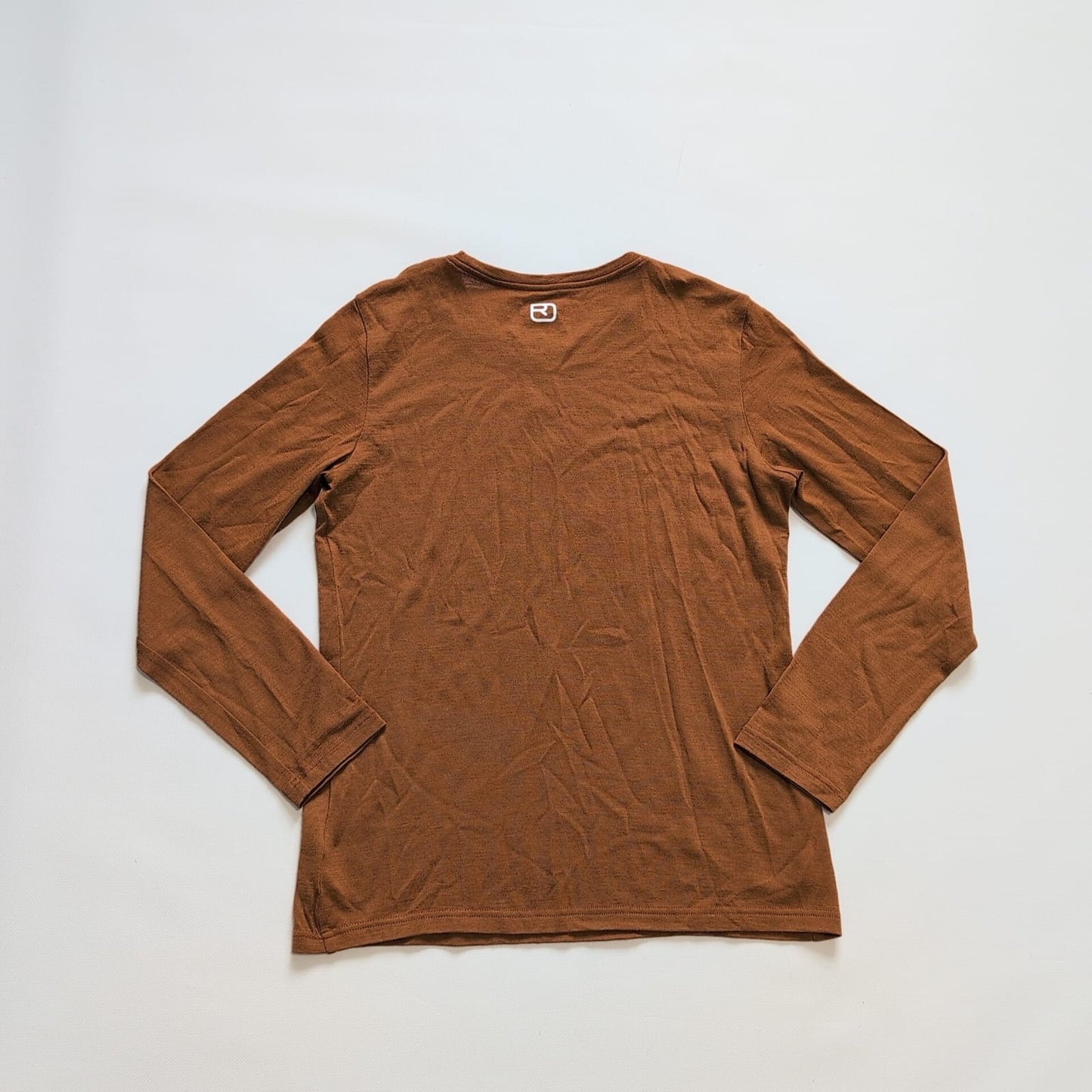 Pure Merino Longsleeve von Ortovox (M Damen) Ocker / senffarbig