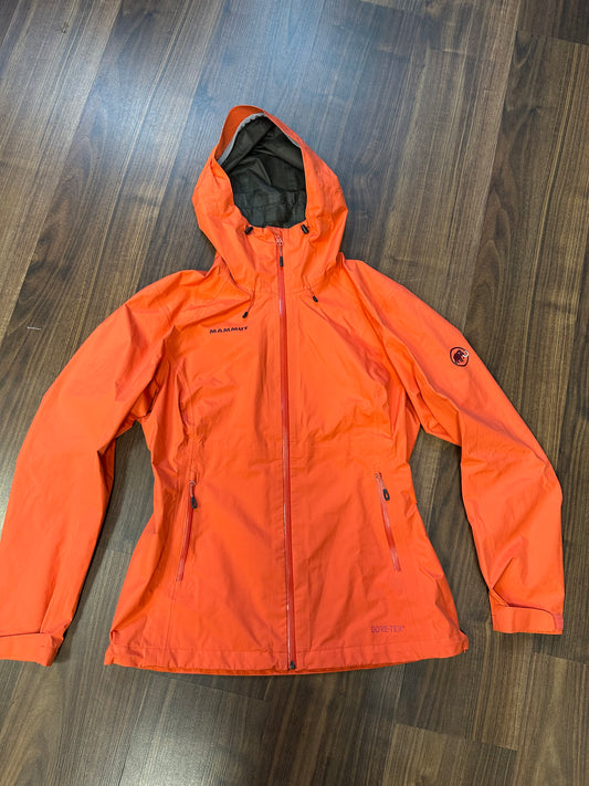 Leichte Regen Jacke von Mammut (L-XL Damen) GoreTex korallenrot