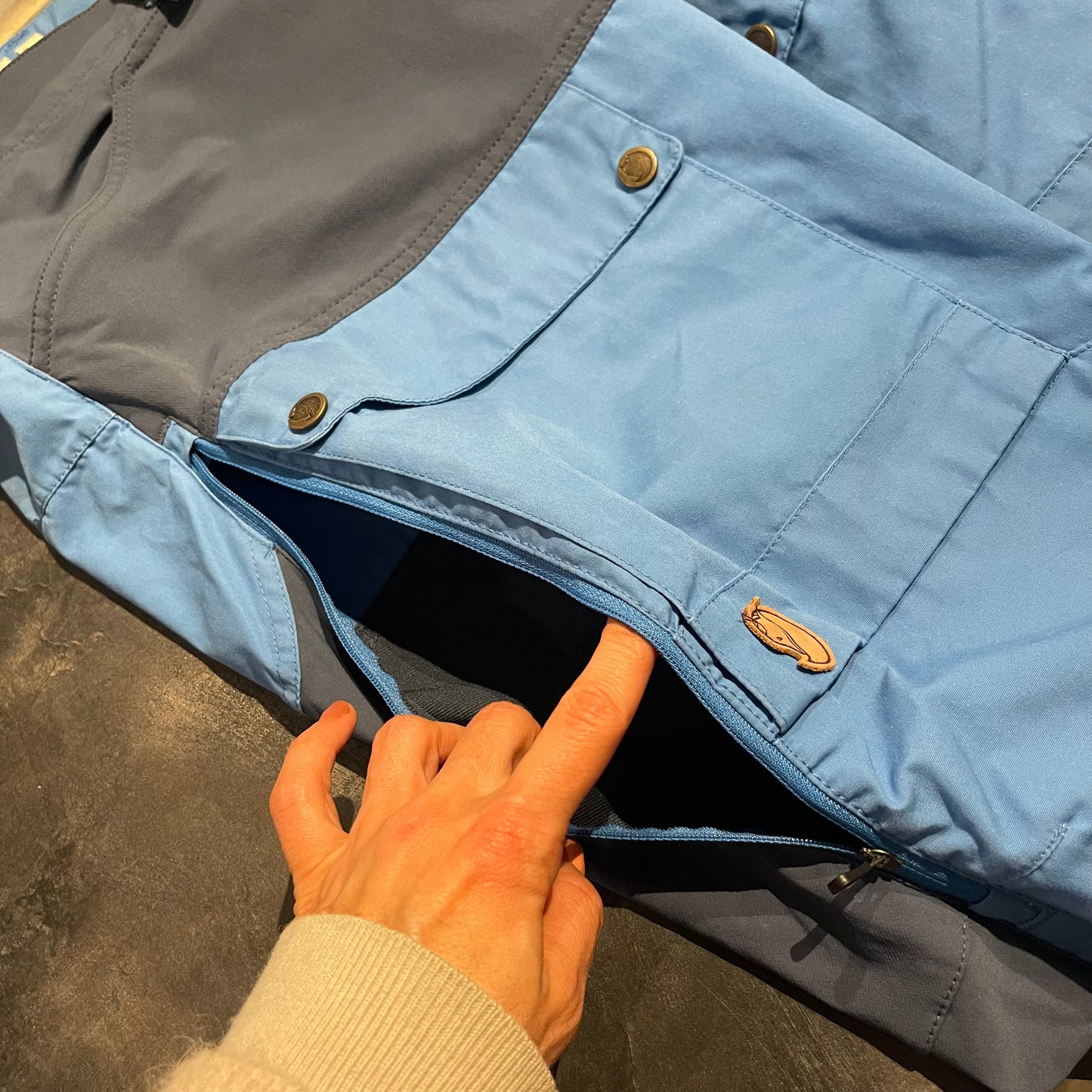 Keb Trousers von Fjällräven (M Herren) Hose blau grau