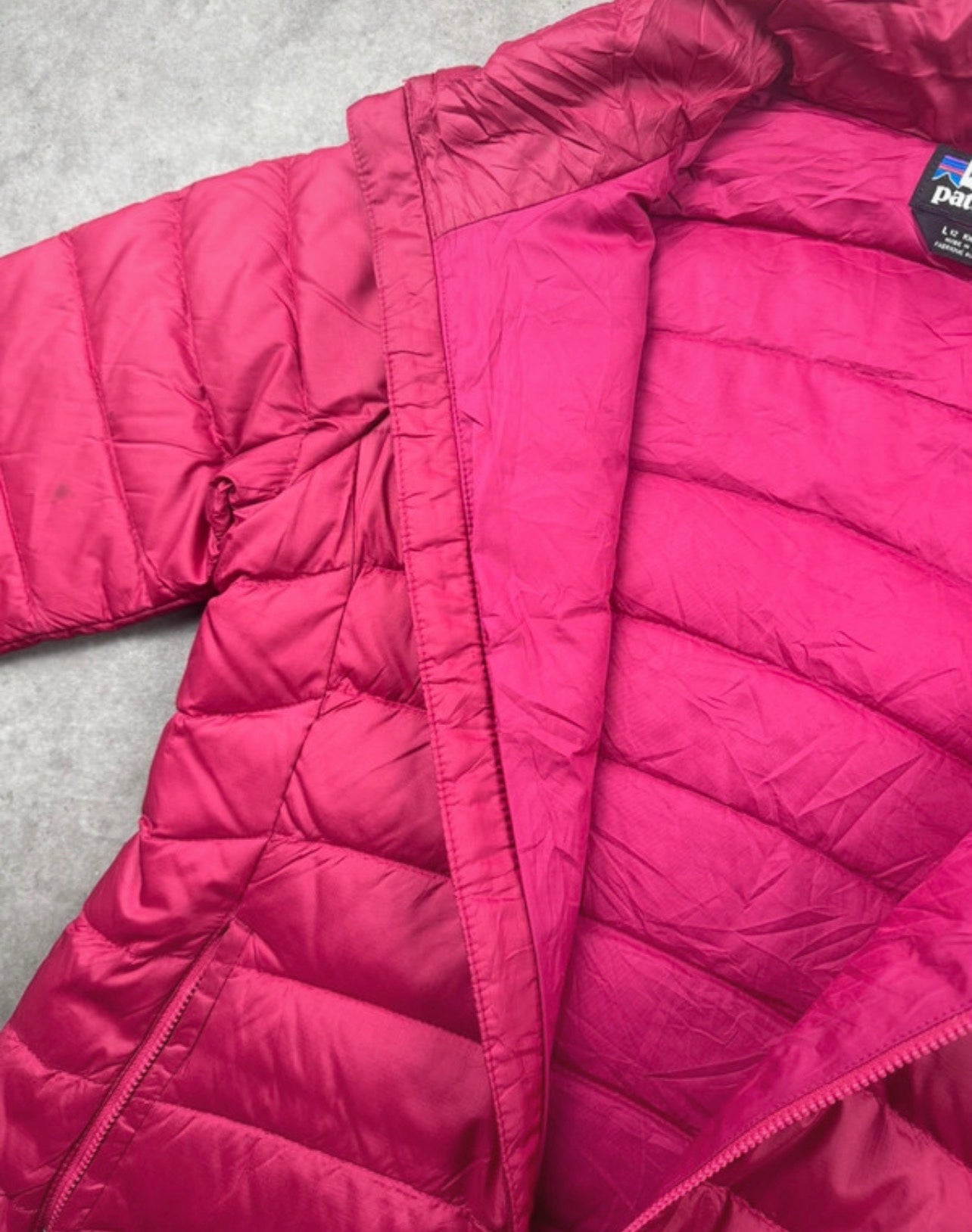 Patagonia Daunen Jacke (XS Damen) wasserabweisend pink - wanderlich.com